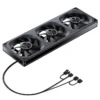 Fan 3 Em 1 Premium Jonsbo Za-360B Argb 360Mm 62 Cfm Pwm Preto