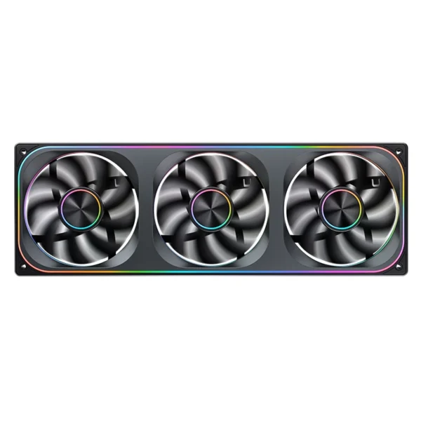 Fan 3 Em 1 Premium Jonsbo Za-360B Argb 360Mm 62 Cfm Pwm Preto