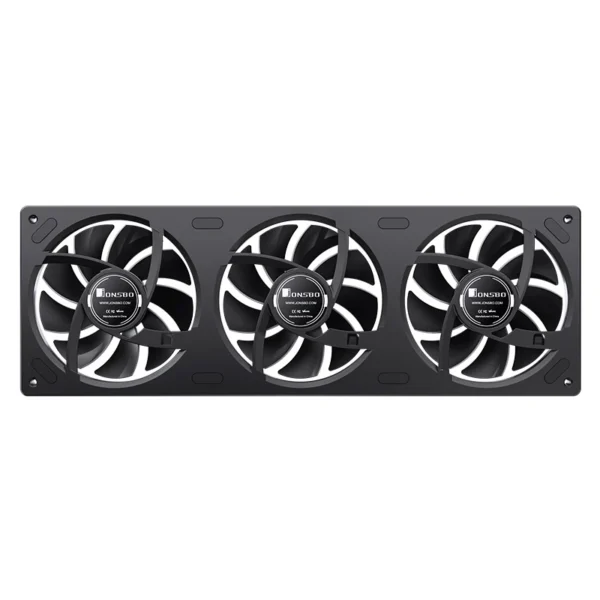 Fan 3 Em 1 Premium Jonsbo Za-360B Argb 360Mm 62 Cfm Pwm Preto