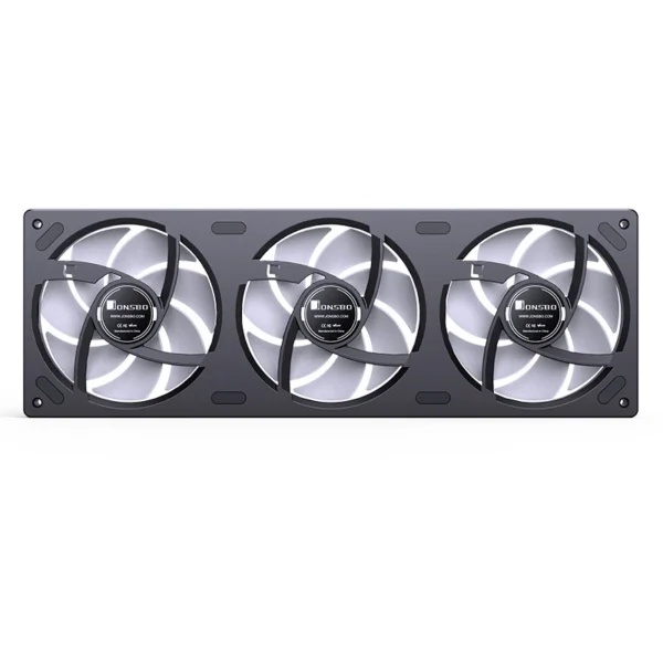 Fan 3 Em 1 Premium Jonsbo Zb-360B Alta Pressão 65 Cfm Argb 360Mm Pwm Preto