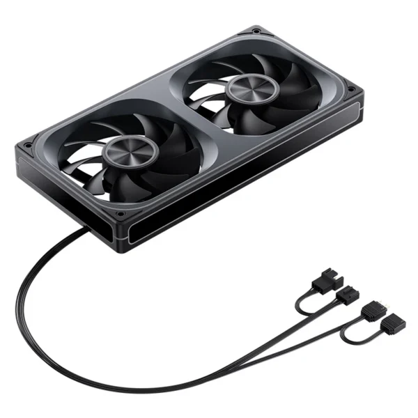 Fan 2 Em 1 Premium Jonsbo Za-240B Argb 240Mm 62 Cfm Pwm Preto