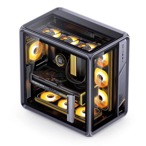 Gabinete Premium Jonsbo Bo400 Atx Panorâmico Preto