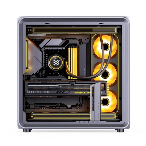 Gabinete Premium Jonsbo Bo400 Atx Panorâmico Preto