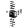 Gabinete Premium Jonsbo Bo400 Atx Panorâmico Preto