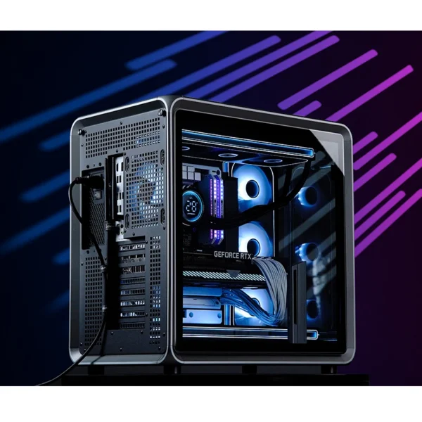 Gabinete Premium Jonsbo Bo400 Atx Panorâmico Preto