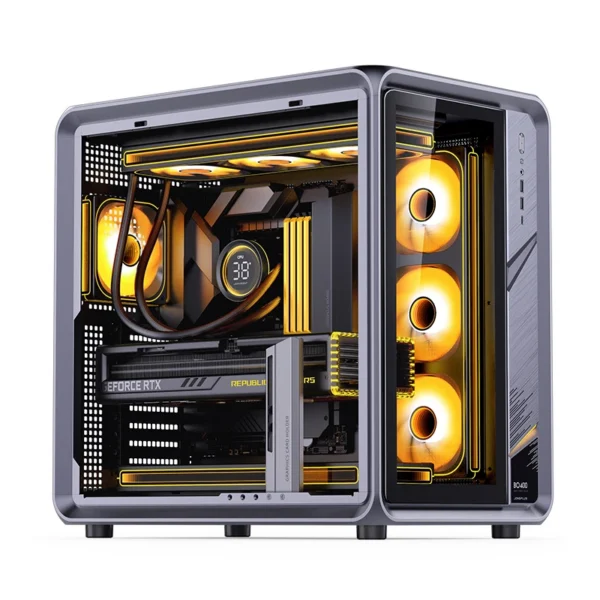 Gabinete Premium Jonsbo Bo400 Atx Panorâmico Preto