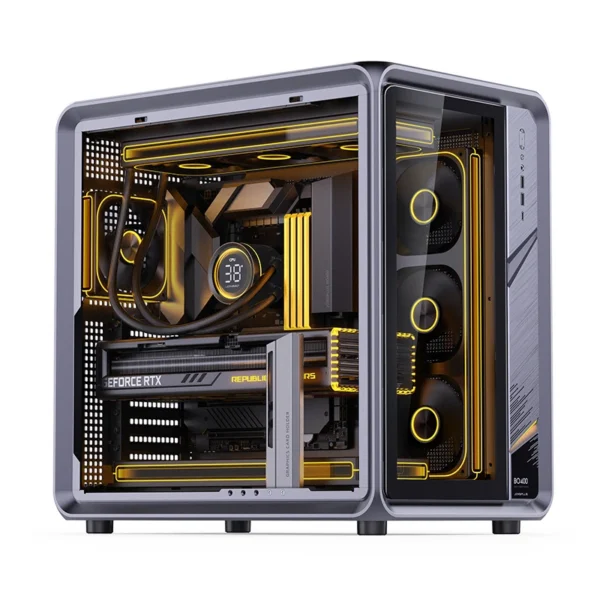 Gabinete Premium Jonsbo Bo400 Atx Panorâmico Preto