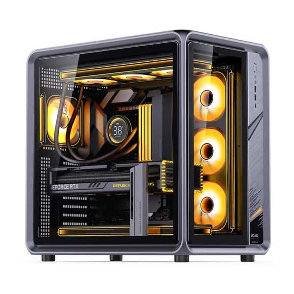 Gabinete Premium Jonsbo Bo400 Atx Panorâmico Preto