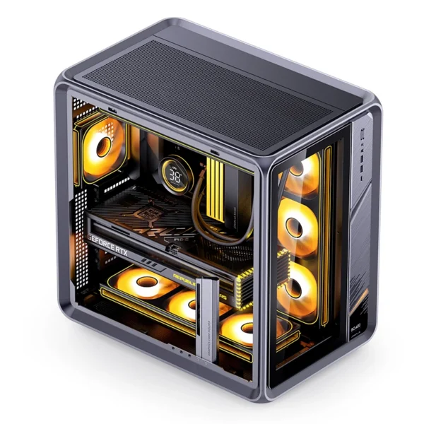 Gabinete Premium Jonsbo Bo400 Atx Panorâmico Preto