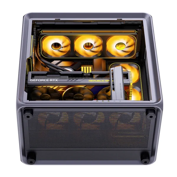 Gabinete Premium Jonsbo Bo400 Atx Panorâmico Preto