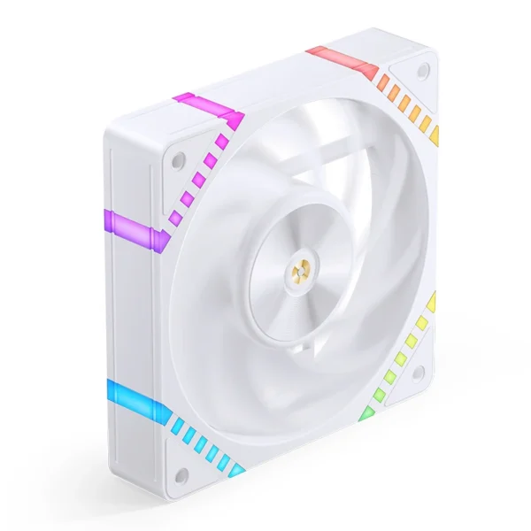 Fan Cooler Jonsbo Hf2-120W Alta Performance 80 Cfm Argb Pwm Branco