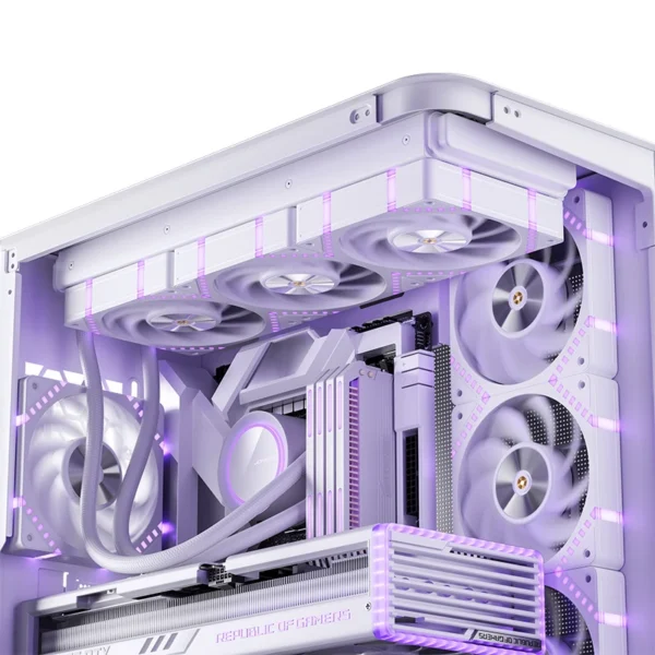 Fan Cooler Jonsbo Hf2-120W Alta Performance 80 Cfm Argb Pwm Branco