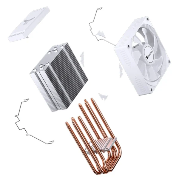 Cooler Para Processador Jonsbo Cr-1300 Evo 42 Cfm Branco