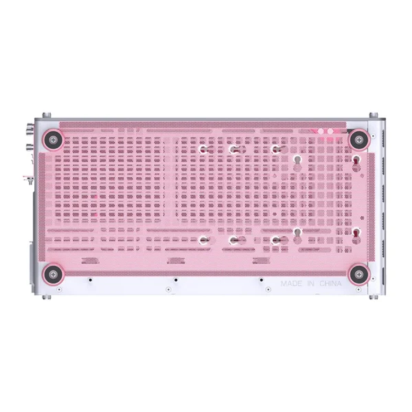 Gabinete Premium Jonsbo Z20 M-Atx Rosa E Branco Com Alça