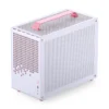 Gabinete Premium Jonsbo Z20 M-Atx Rosa E Branco Com Alça