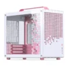 Gabinete Premium Jonsbo Z20 M-Atx Rosa E Branco Com Alça