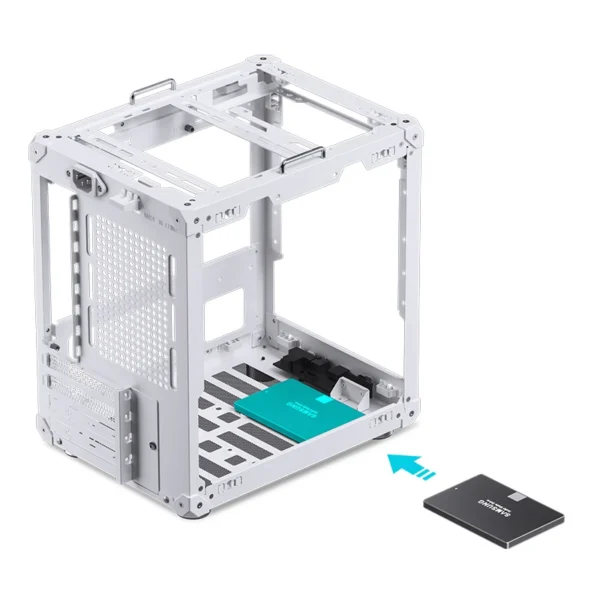 Gabinete Compacto Jonsbo C6 Itx Branco Usb-C