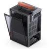 Gabinete Premium Jonsbo T6 Mini-Itx Preto E Madeira