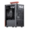 Gabinete Premium Jonsbo T6 Mini-Itx Preto E Madeira