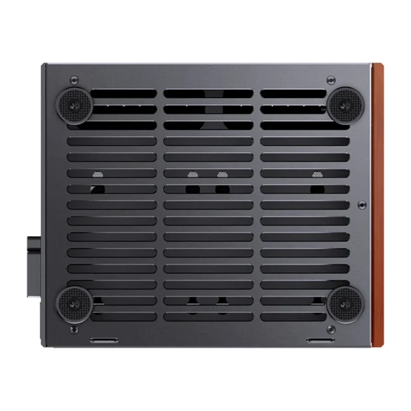 Gabinete Premium Jonsbo T6 Mini-Itx Preto E Madeira