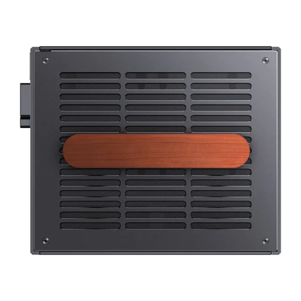 Gabinete Premium Jonsbo T6 Mini-Itx Preto E Madeira