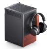 Gabinete Premium Jonsbo T6 Mini-Itx Preto E Madeira