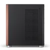 Gabinete Aquário Jonsbo Tk-0 Mini-Itx Preto E Madeira