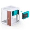 Gabinete Aquário Jonsbo Tk-0 Mini-Itx Branco E Madeira