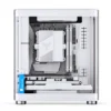 Gabinete Aquário Jonsbo Tk-0 Mini-Itx Branco E Madeira