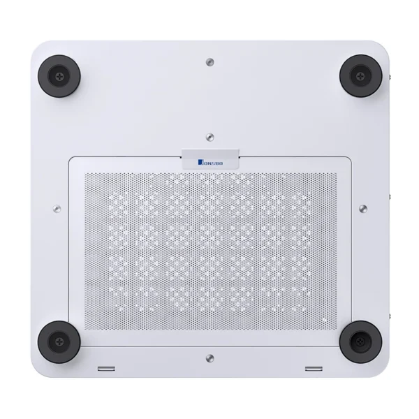 Gabinete Aquário Jonsbo Tk-0 Mini-Itx Branco E Madeira