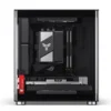Gabinete Aquário Jonsbo Tk-0 Mini-Itx Preto E Madeira