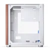 Gabinete Aquário Jonsbo Tk-0 Mini-Itx Branco E Madeira