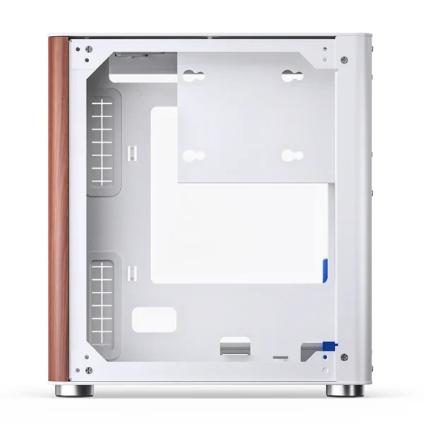 Gabinete Aquário Jonsbo Tk-0 Mini-Itx Branco E Madeira