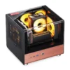Gabinete Aquário Jonsbo Tk-0 Mini-Itx Preto E Madeira