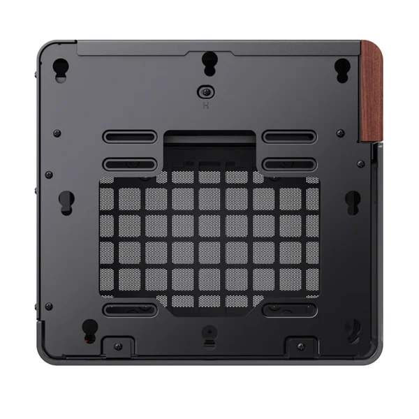 Gabinete Aquário Jonsbo Tk-0 Mini-Itx Preto E Madeira