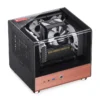 Gabinete Aquário Jonsbo Tk-0 Mini-Itx Preto E Madeira