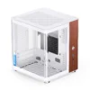 Gabinete Aquário Jonsbo Tk-0 Mini-Itx Branco E Madeira