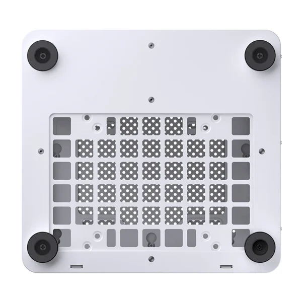 Gabinete Aquário Jonsbo Tk-0 Mini-Itx Branco E Madeira