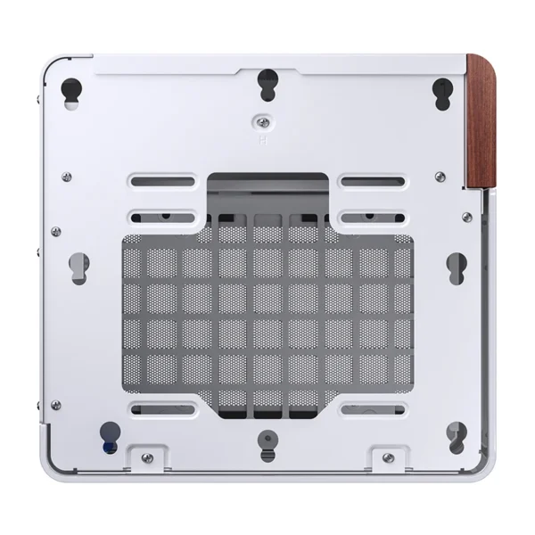 Gabinete Aquário Jonsbo Tk-0 Mini-Itx Branco E Madeira