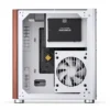 Gabinete Aquário Jonsbo Tk-0 Mini-Itx Branco E Madeira