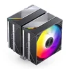 Cooler Para Processador Jonsbo Ca80 Dual Tower 70 Cfm Argb Preto