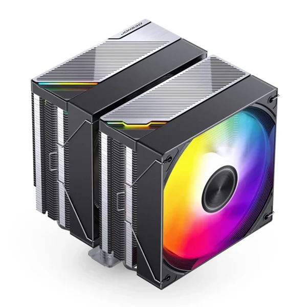 Cooler Para Processador Jonsbo Ca80 Dual Tower 70 Cfm Argb Preto