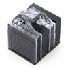 Cooler Para Processador Jonsbo Ca80 Dual Tower 70 Cfm Argb Preto