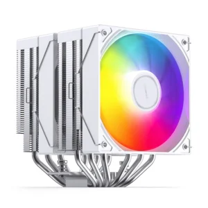 Cooler Para Processador Jonsbo Cb80 Dual Tower 80 Cfm Argb Branco