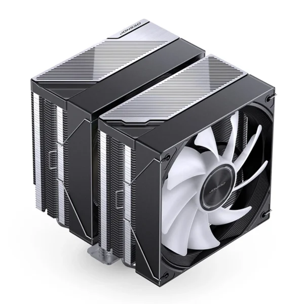 Cooler Para Processador Jonsbo Ca80 Dual Tower 70 Cfm Argb Preto