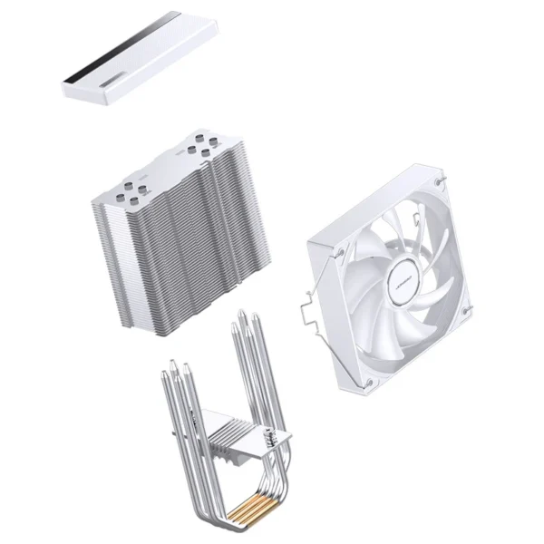Cooler Para Processador Jonsbo Cb40 77 Cfm Argb Branco