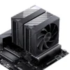 Cooler Para Processador Jonsbo Ca90 Dual Tower 77 Cfm Argb Preto