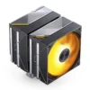 Cooler Para Processador Jonsbo Ca80 Dual Tower 70 Cfm Argb Preto