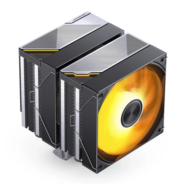 Cooler Para Processador Jonsbo Ca80 Dual Tower 70 Cfm Argb Preto