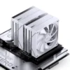 Cooler Para Processador Jonsbo Cb80 Dual Tower 80 Cfm Argb Branco